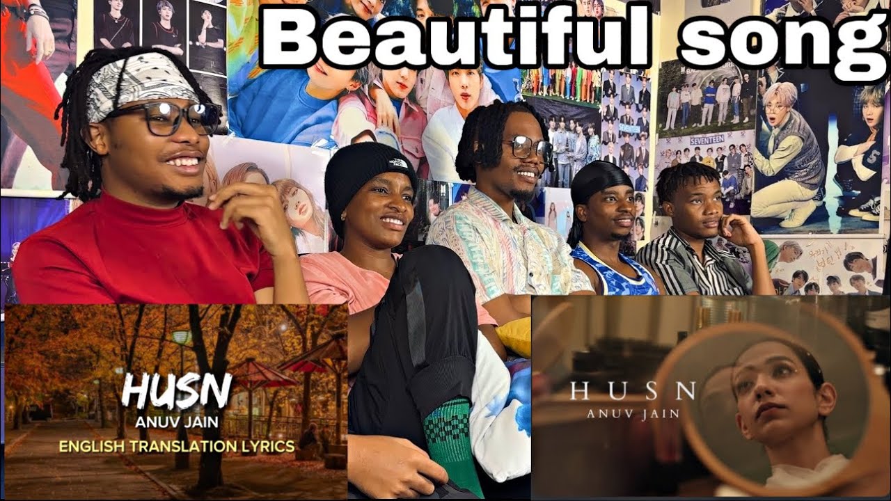 Africans React to Anuv Jain - Husn (English Translation Lyrics)  + Official Music Video