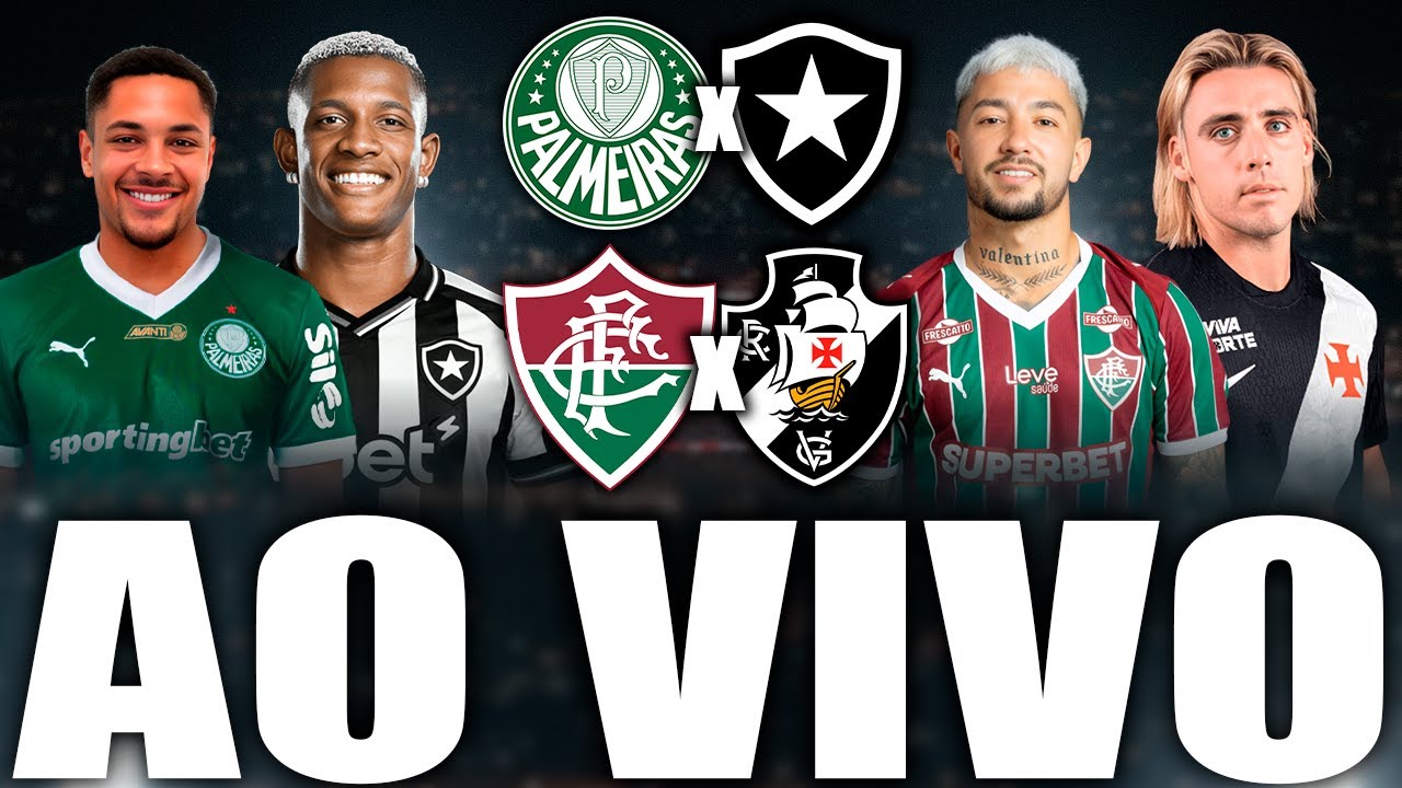 TRANSMISSÃO AO VIVO! REACT! PALMEIRAS X BOTAFOGO! VASCO X FLUMINENSE! LIVE RAIZ!