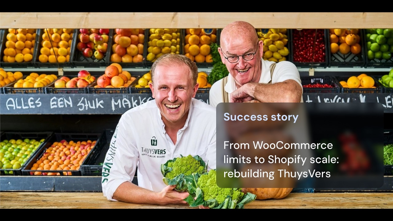 From WooCommerce limits to Shopify scale: rebuilding ThuysVers