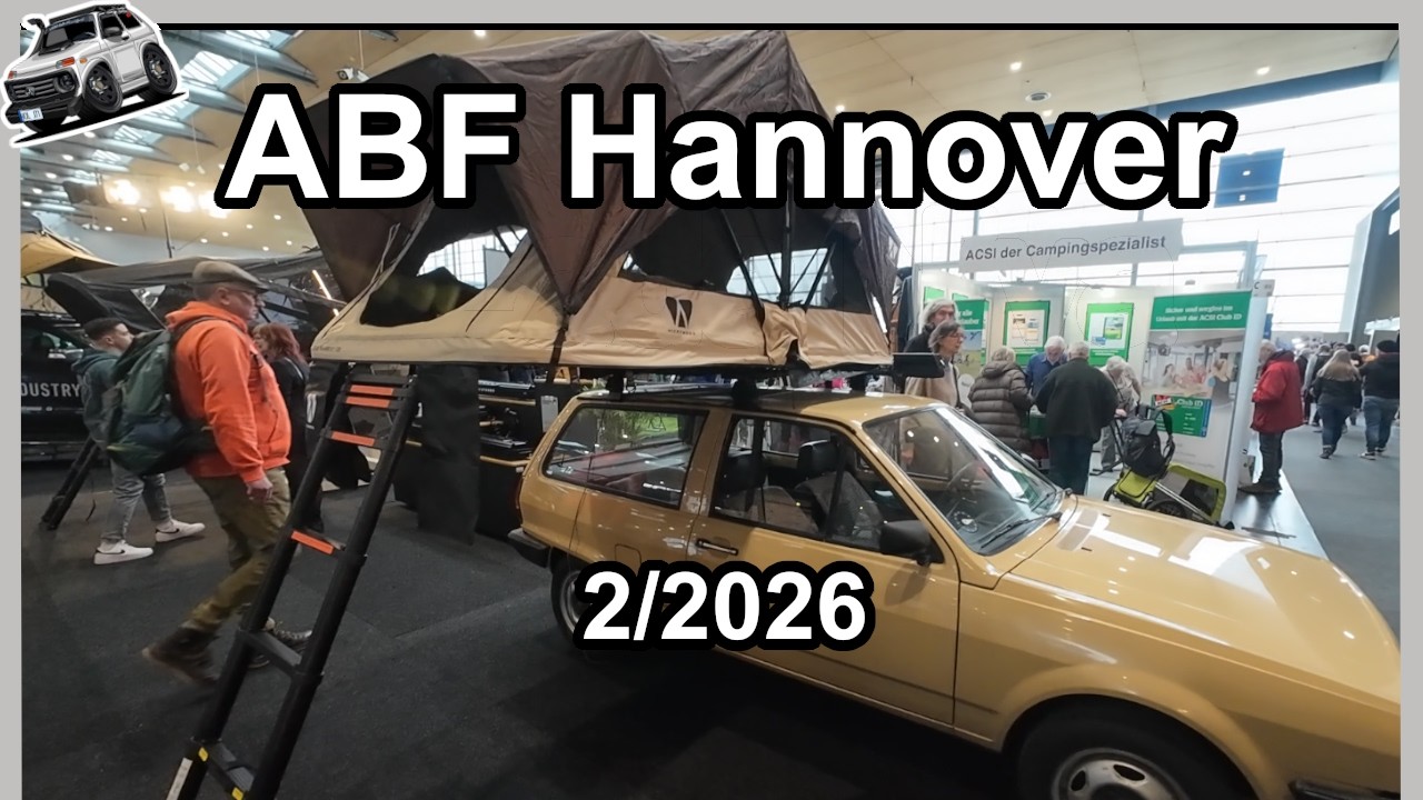 ABF Hannover 2026 - Eröffnungstag  Caravan Camping - Jensman and the Niva