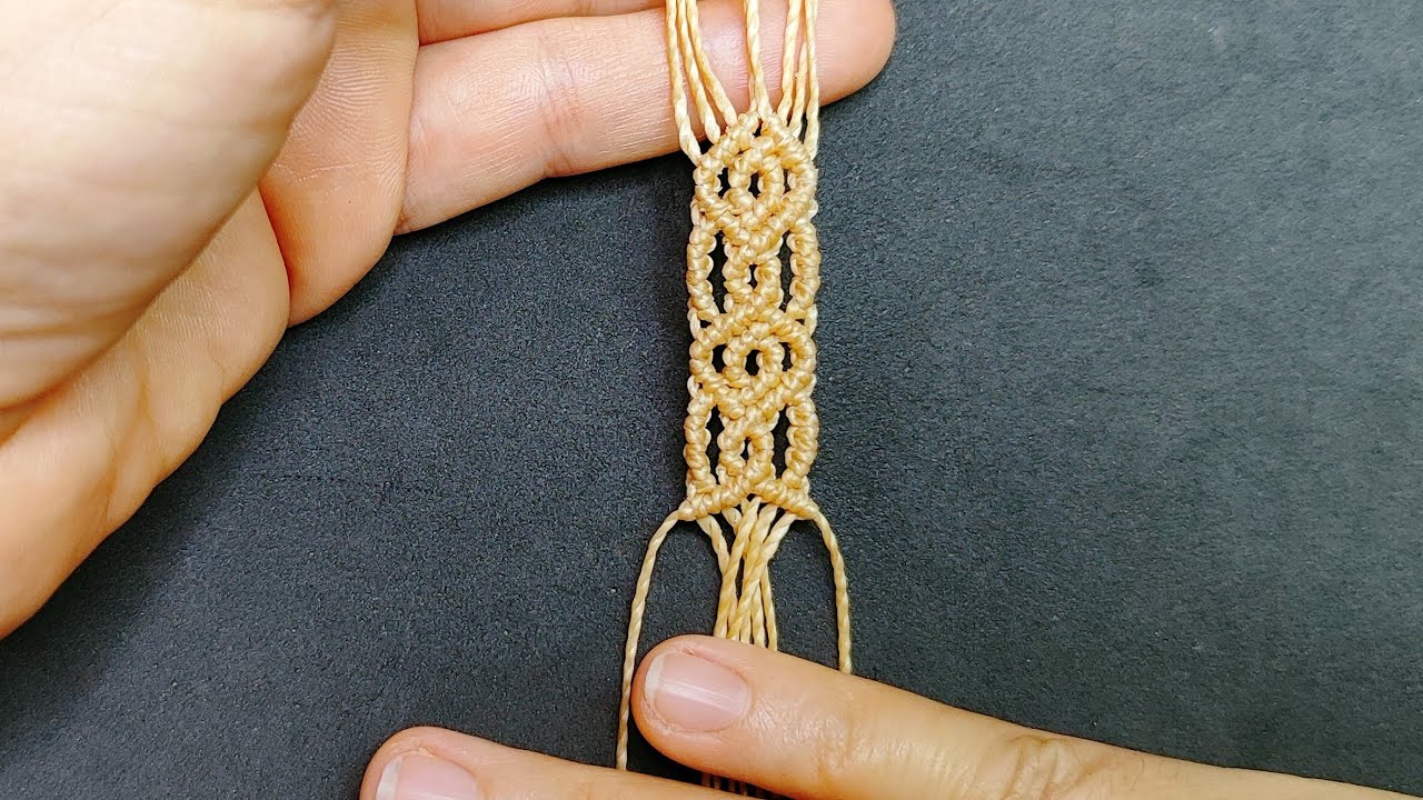 Design de nós Para Pulseira Macramê ou outros Projetos - Tutorial Passo a Passo