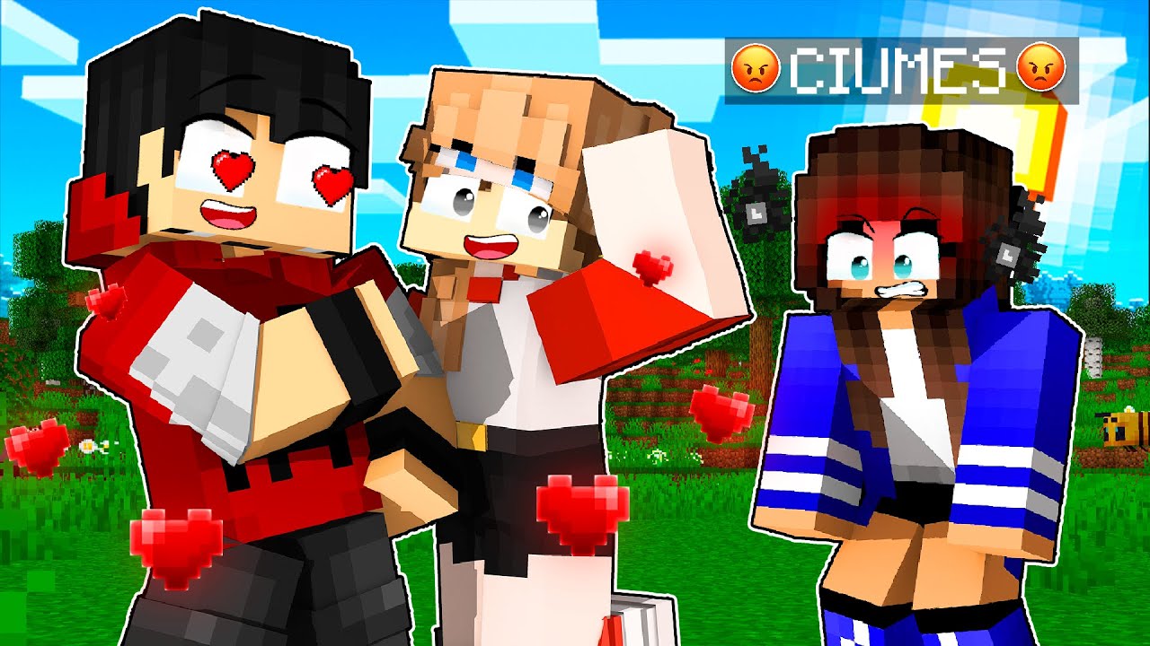 TROLLEI a NAMORADA do MEU AMIGO fazendo CIÚMES no Minecraft ‹ Alex ›