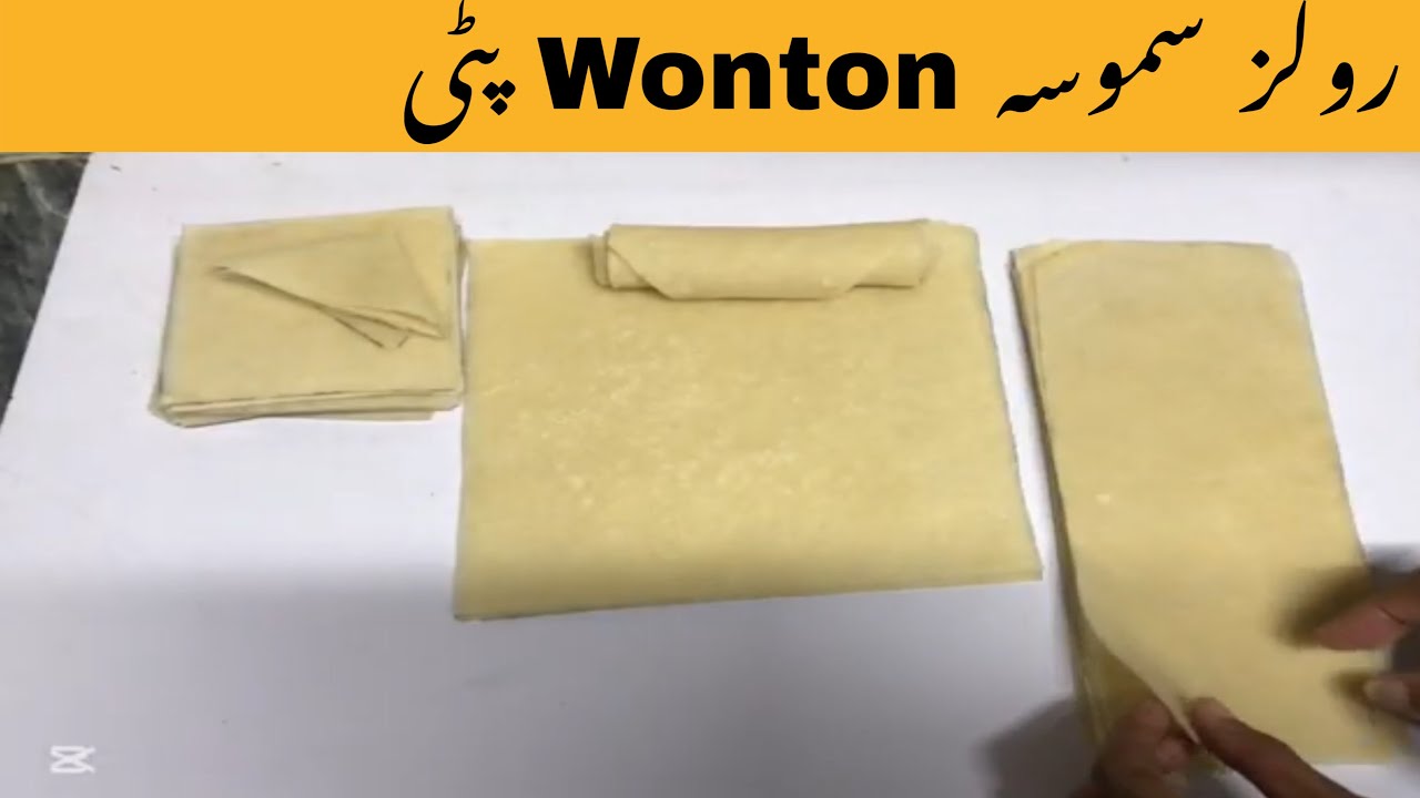Samosa Roll Wonton Sheets Recipe/ رولز سموسہ Wonton پٹی 2 سیکنڈ میں الگ کریں  zanni easy cooking