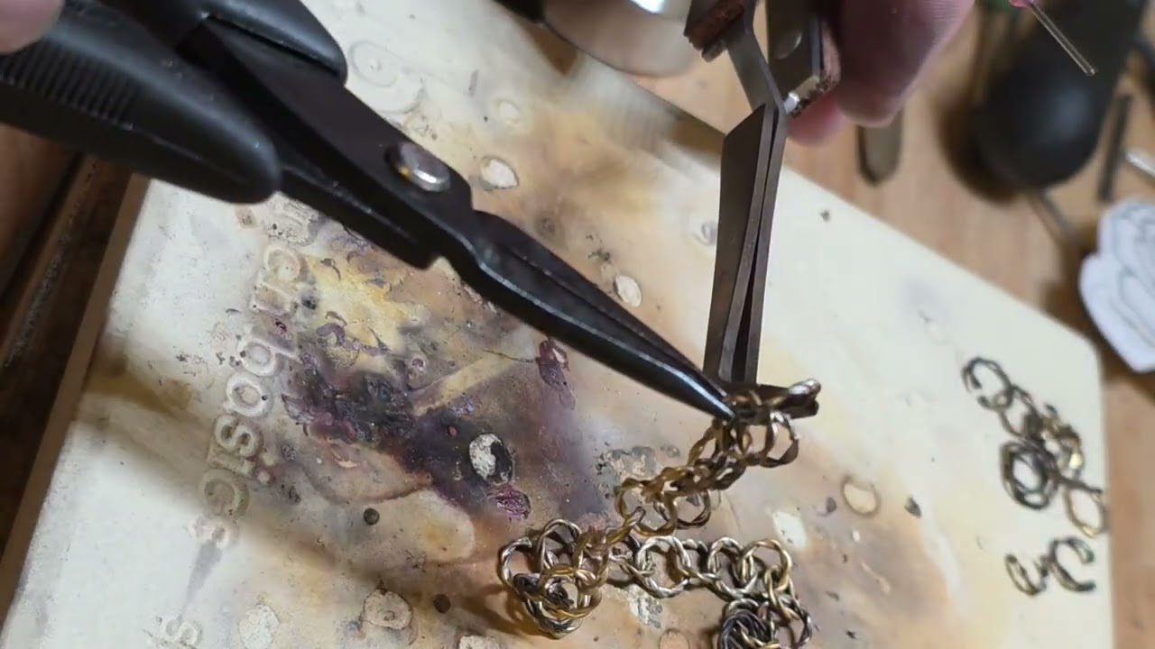 Chain making part 2  PART 1 is available under Shorts  