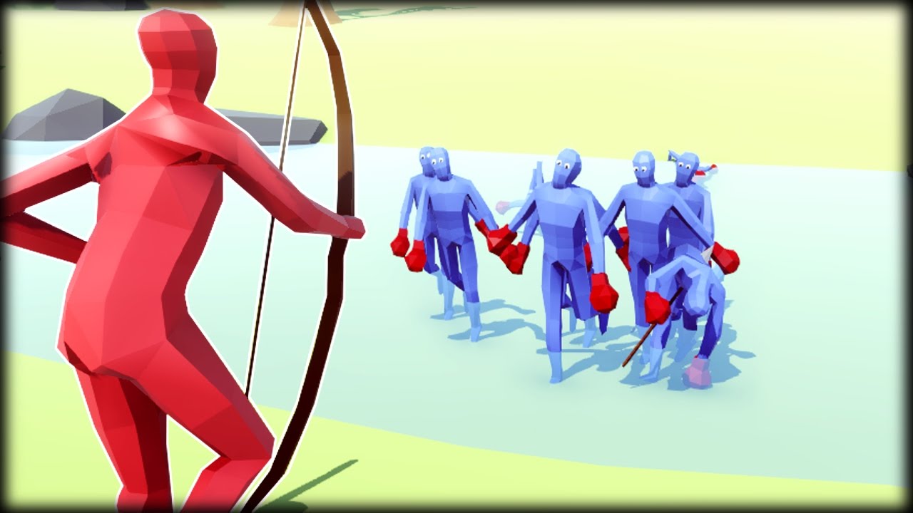 EINER GEGEN ZEHN ?? !! Totally Accurate Battle Simulator