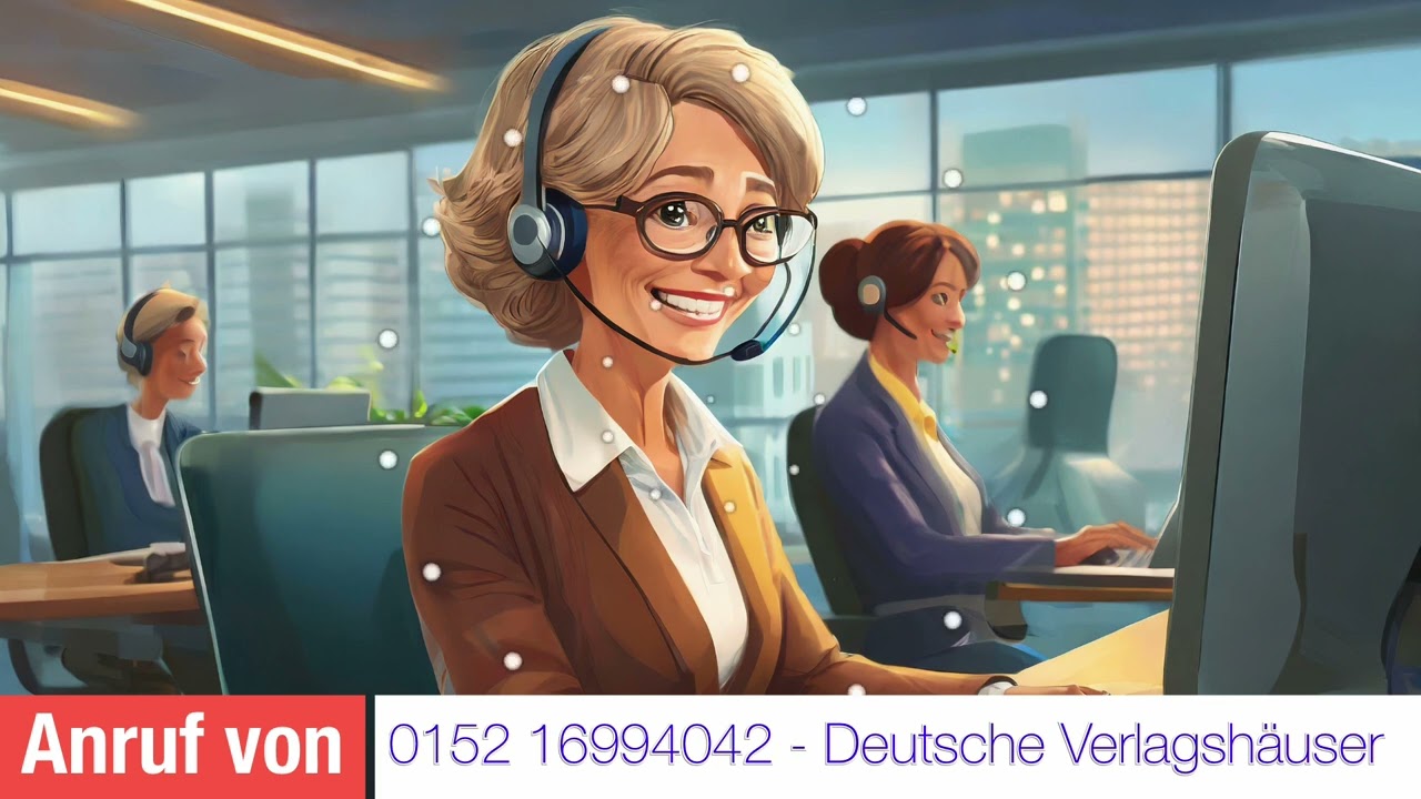 Telefonbetrug 56 - Anruf von 0152 16994042 - Deutsche Verlagshäuser
