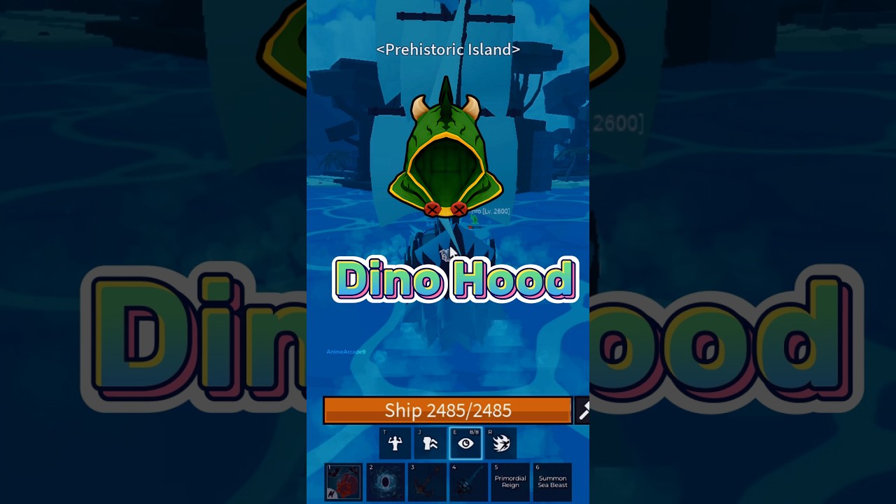 Как получить новый аксессуар в Blox Fruits 🦖 | Dino Hood
