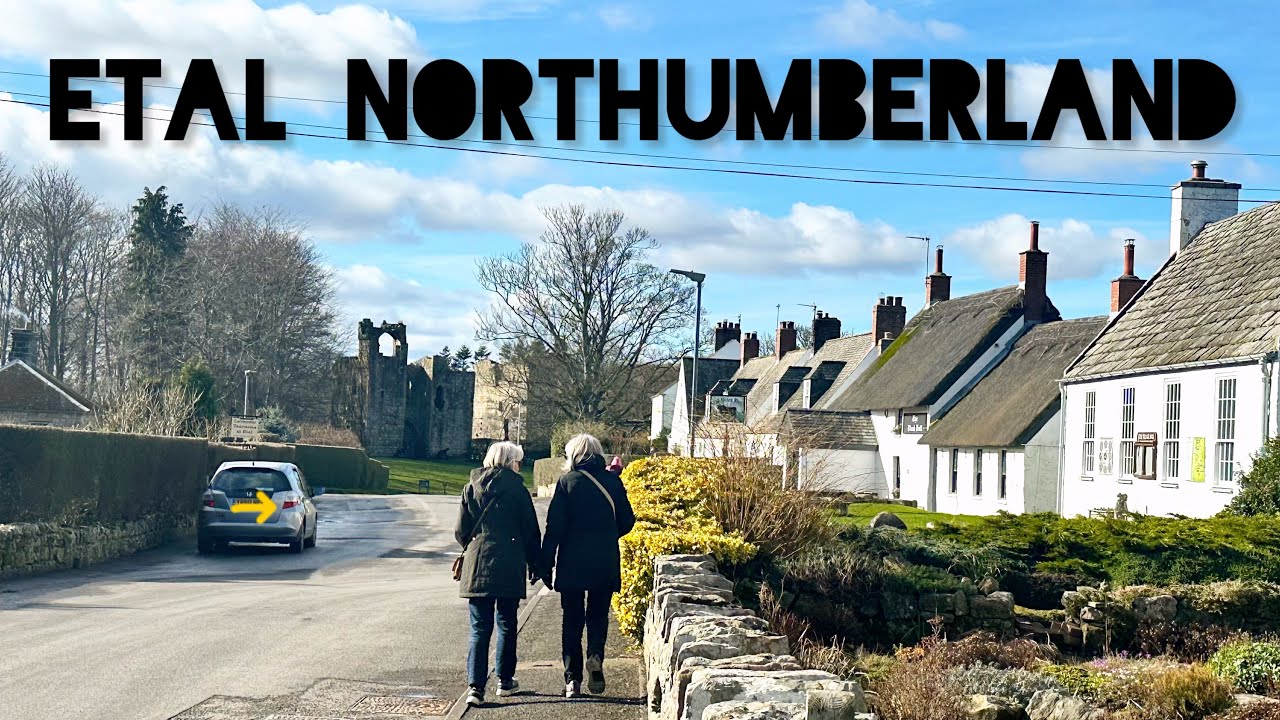 A Walk Through Time: Historic Landmarks of Etal Northumberland || 4K