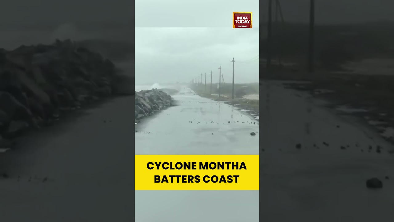 Cyclone Montha Batters Andhra Coast