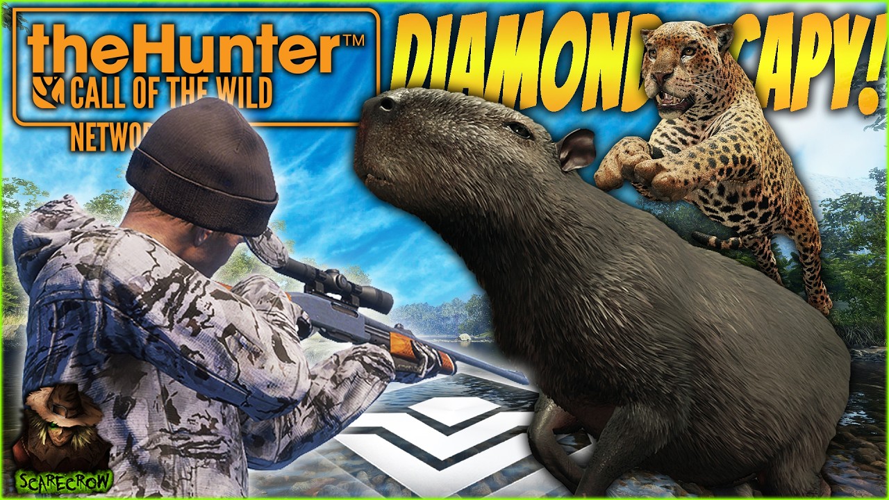 This Caiman Hunt Lead Us To A Diamond Capybara! Call of the wild