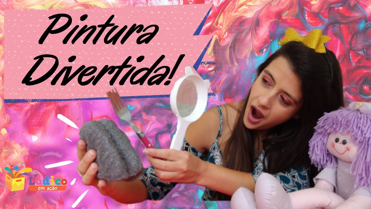 Atividades de Pintura na Educação Infantil: técnicas de pintura com bombril, garfo e peneira!