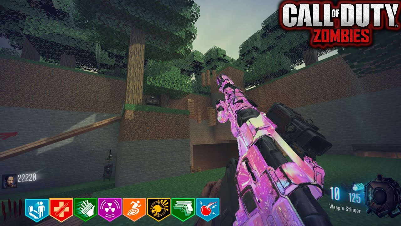 EL PARKOUR IMPOSIBLE DE MINECRAFT CUSTOM ZOMBIES NUEVO MAPA | BLACK OPS 3 ZOMBIES