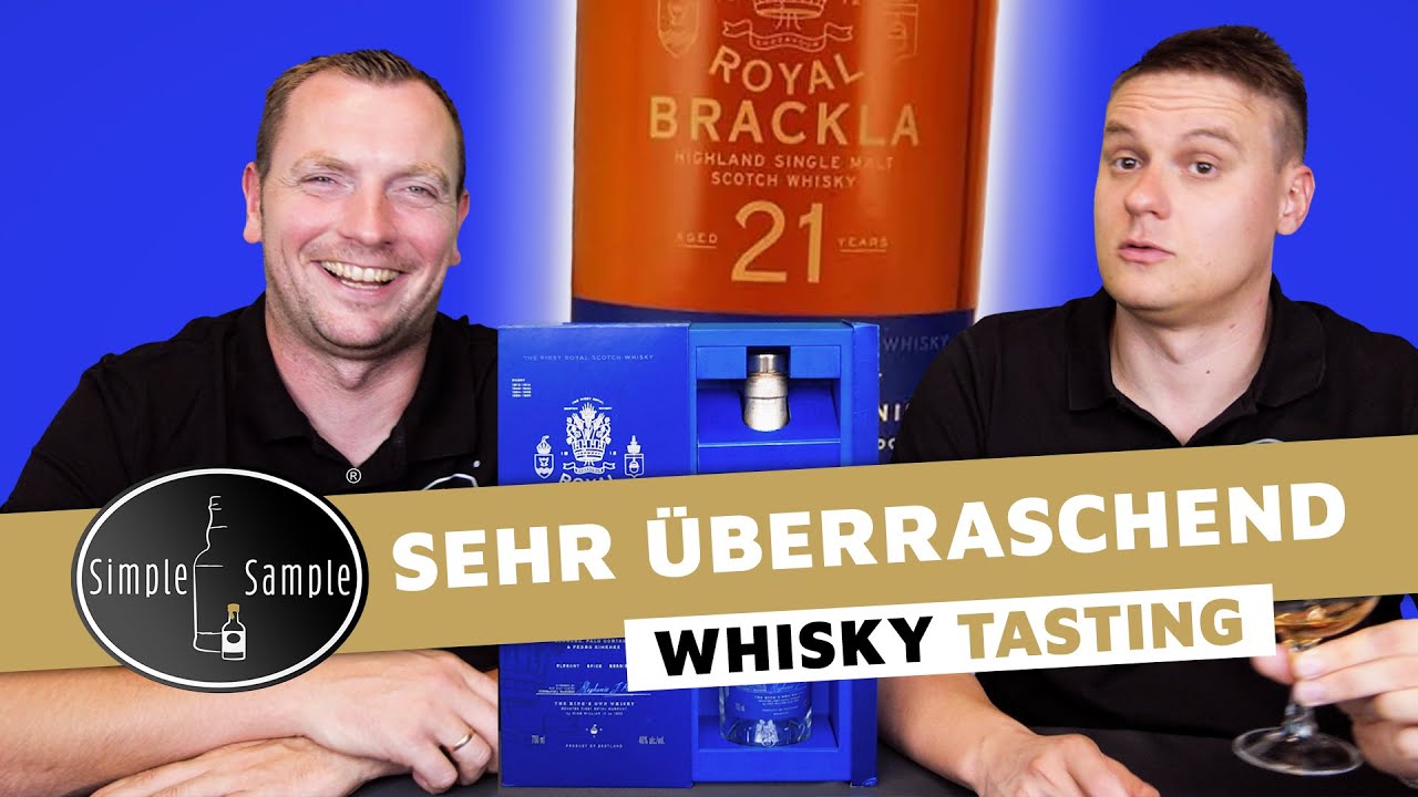 Royal Brackla 21 Jahre Whisky Tasting - Simple Sample