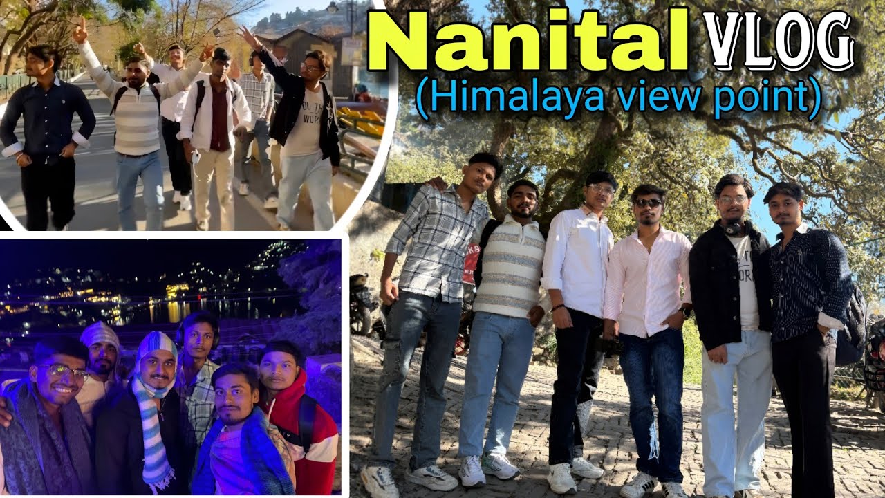 Nanital himalaya view point tracking vlogs || masti with friends || #nanital #nanitalvlog 