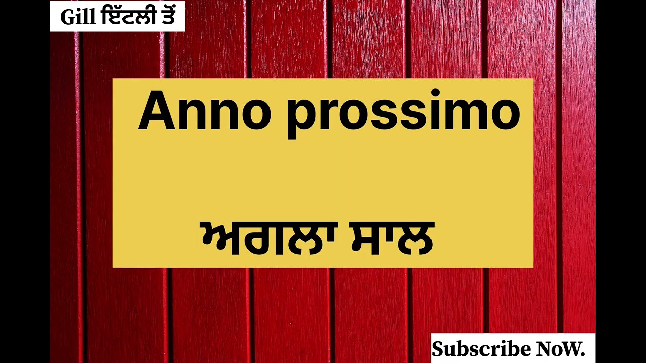 Lesson: 3 Learn Italian🇮🇹In Punjabi 2024||Daily uses word for beginners #italianlanguagelearning