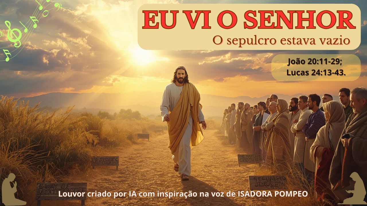 “EU VI O SENHOR!” // O sepulcro estava vazio // #louvor inspirado em #isadorapompeo #gospelmusic