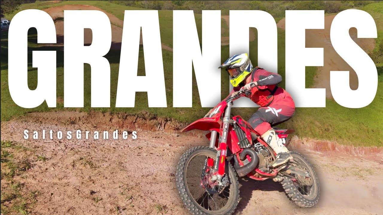 APRENDENDO a saltar SALTOS GRANDES | Motocross