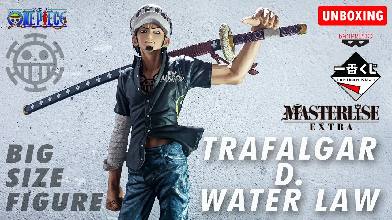 TRAFALGAR D. LAW - ONE PIECE BIG SIZE FIGURE-  Ichiban Kuji Masterlise Extra by Banpresto - UNBOXING