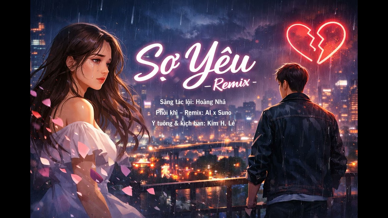 SỢ YÊU - REMIX - ST HOÀNG NHÃ - KIM LE AI