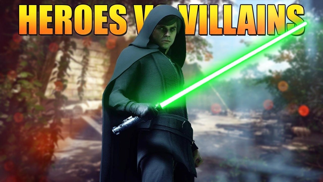 THE MOST CINEMATIC HEROES VS VILLAINS MATCH WITH MODS | Battlefront 2 4K NO HUD Gameplay