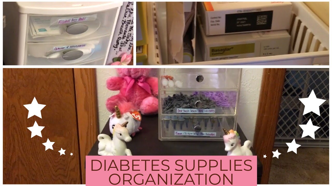 HOW I ORGANIZE MY DIABETES SUPPLIES