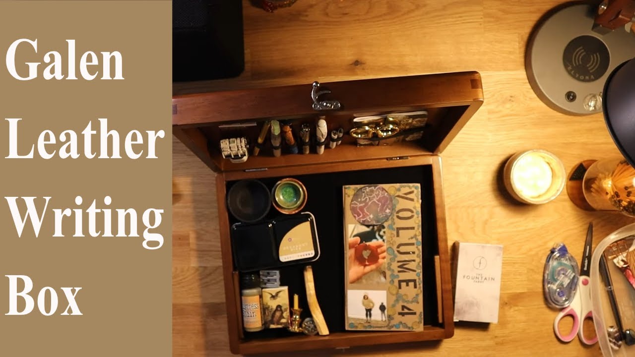 Galen Leather Writing Box - Unboxing - Thoughts - Set-Up