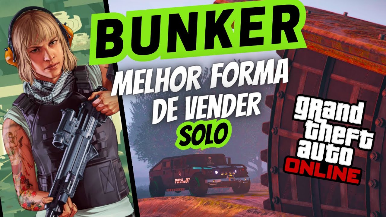 COMO VENDER ESTOQUE DO BUNKER SOLO 100% DE GANHOS GTA ONLINE