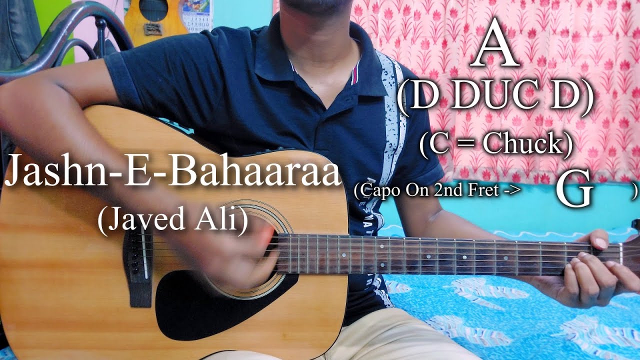 Jashn-E-Bahaaraa | Javed Ali | Easy Guitar Chords Lesson+Cover, Strumming Pattern, Progressions...