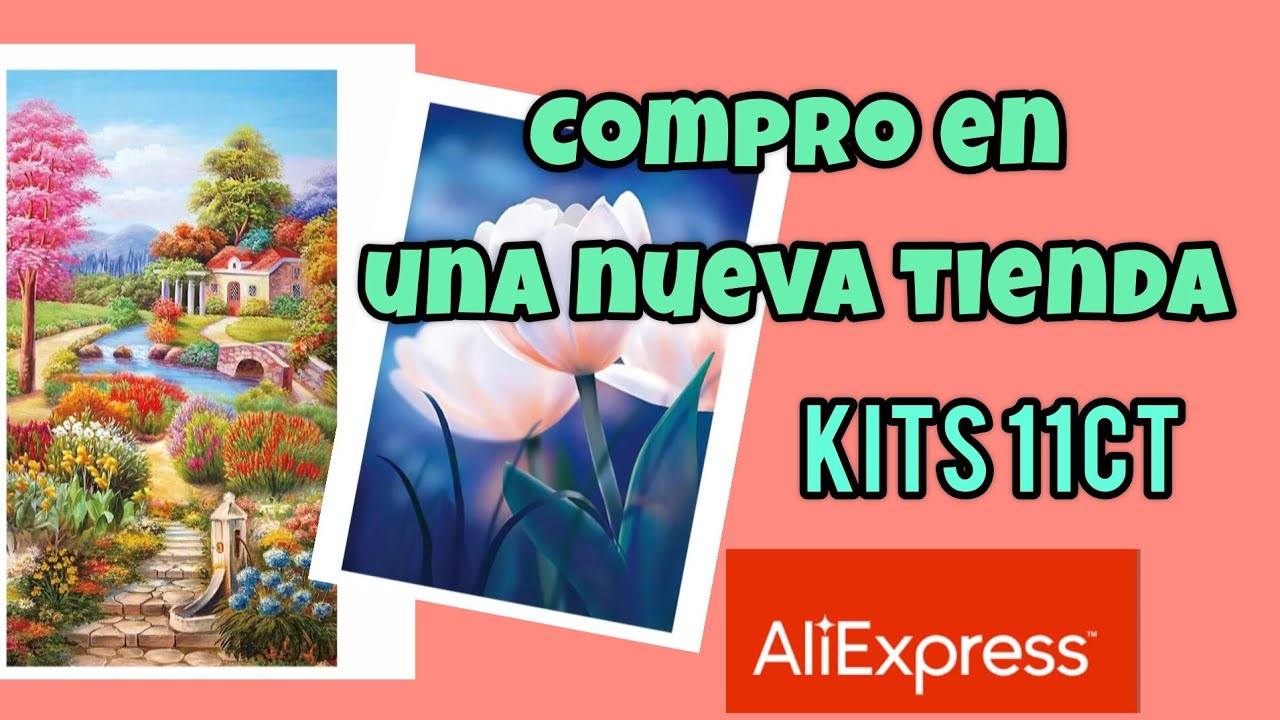 Ustedes ya han comprado-nueva tienda de Aliexpress kits de 11ct #crossstitch #flosstube🥰