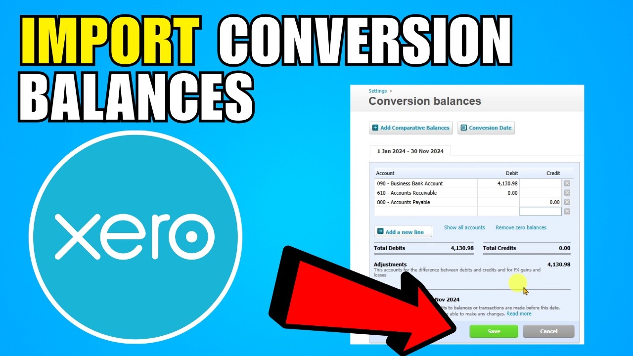 How To Import Conversion Balances In Xero (2026) (Complete Guide)