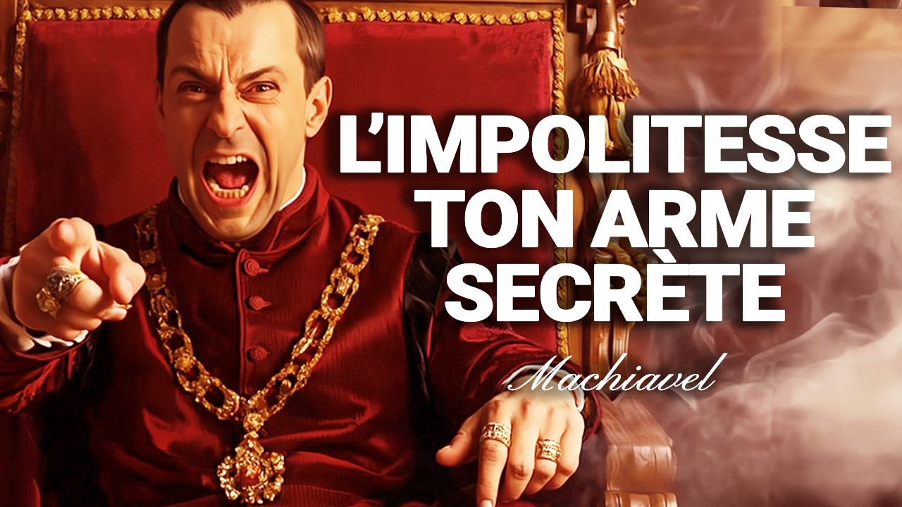 L&rsquo;IMPOLITESSE EST UNE ARME SECR&Egrave;TE SI TU SAIS T&rsquo;EN SERVIR | LES LE&Ccedil;ONS DE MACHIAVEL
