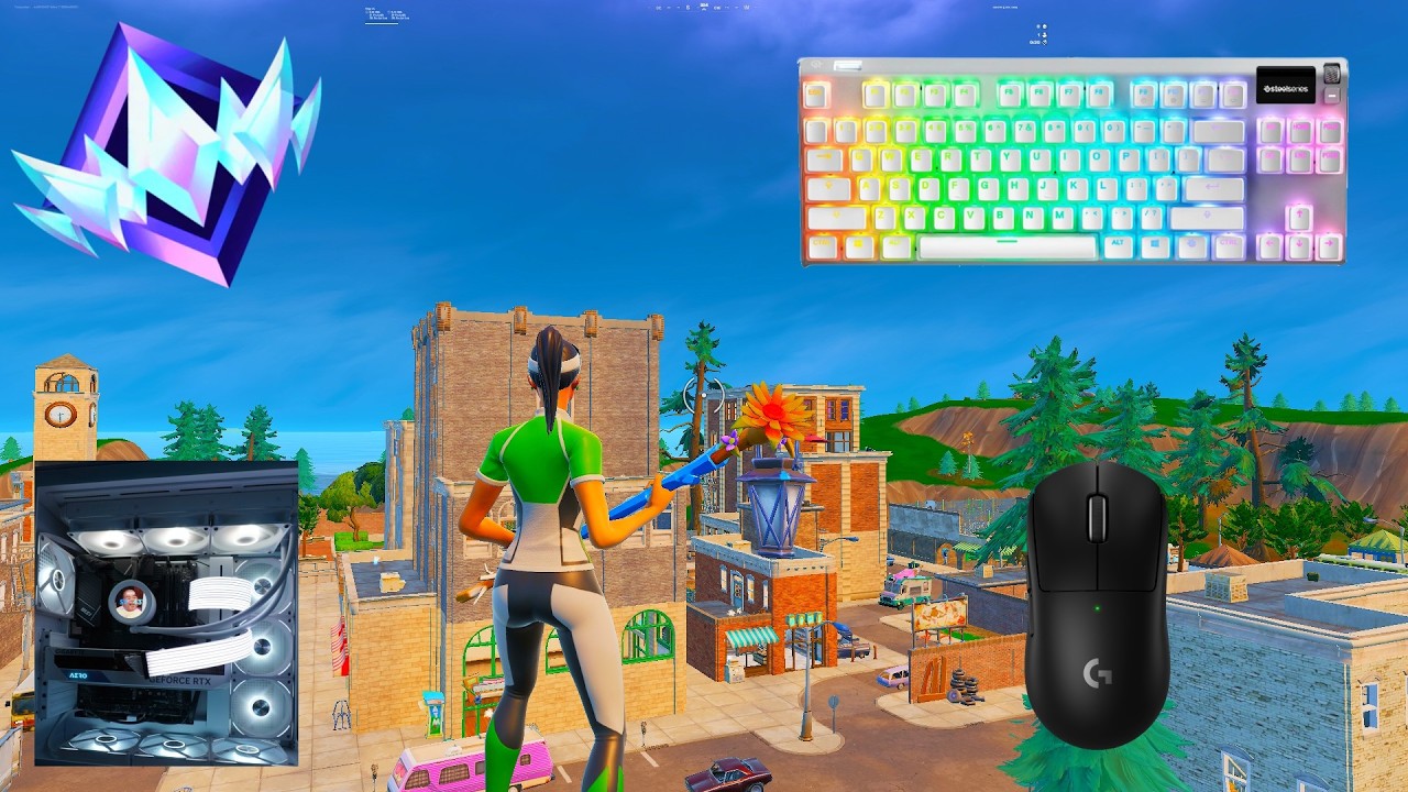 SteelSeries Apex Pro TKL Gen 3 ASMR 😴 Ranked Reload 👑Satisfying Keyboard Fortnite 360 FPS 4K
