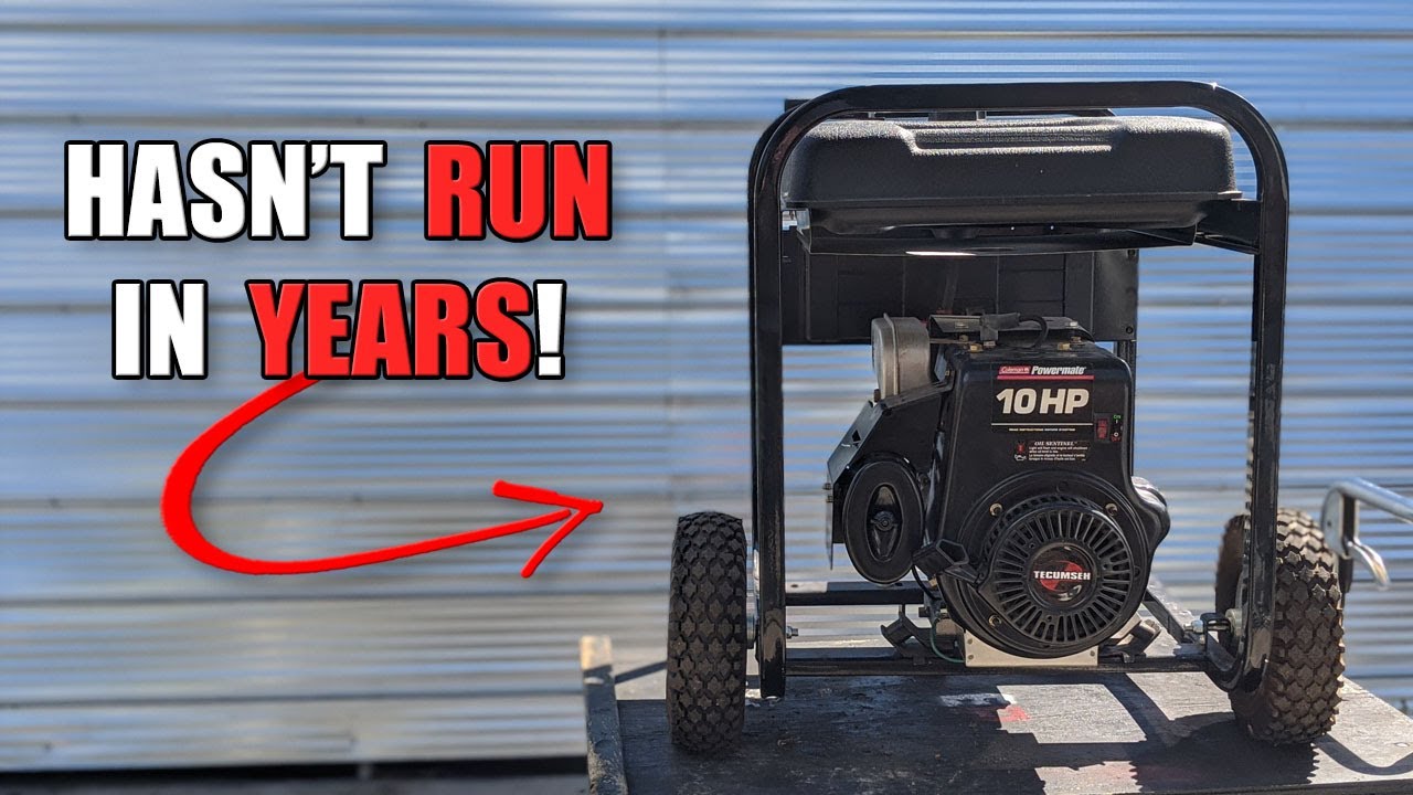 This Generator Hasn't Run in Years!