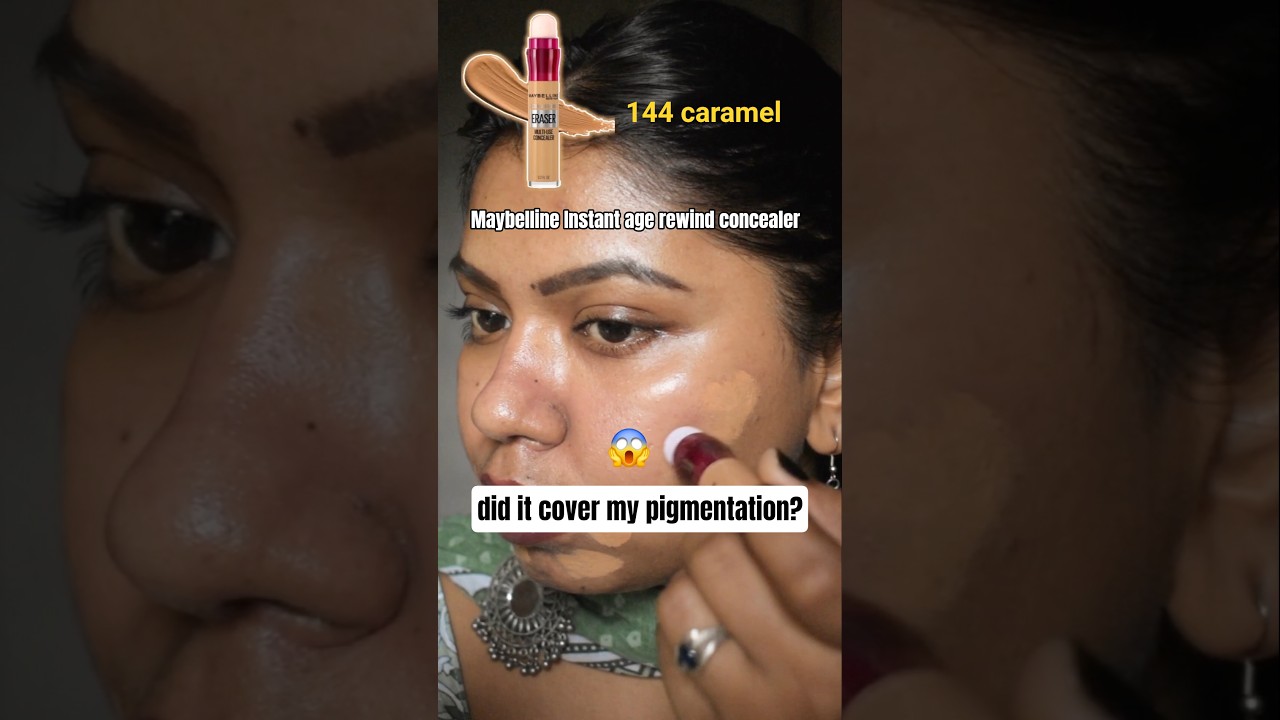 I hate maybelline instant age rewind concealer shade 144 caramel ?? 😱
