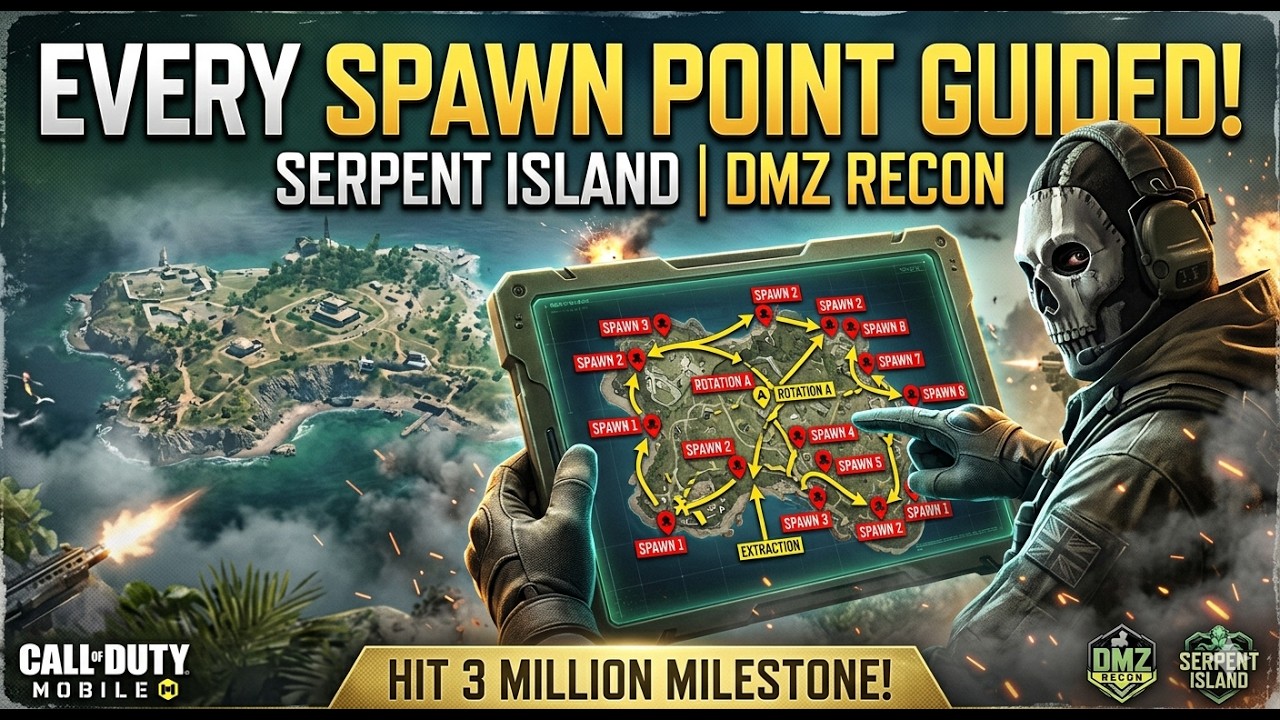 EVERY SPAWN POINT on SERPENT ISLAND Guide! Full Map