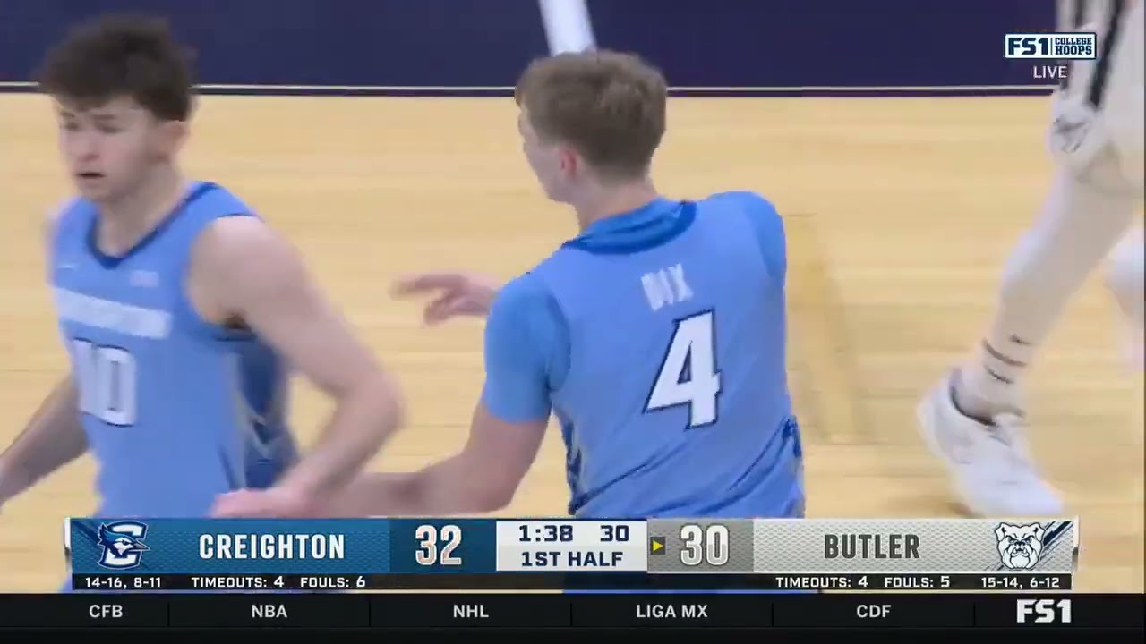 Creighton Men's Basketball Highlights at Butler - 3/4/26