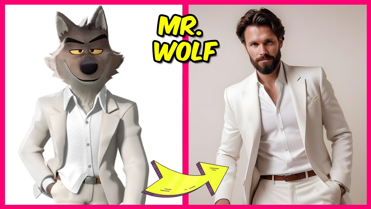 The Bad Guys 2 Shocking Human Look🔥+ Guess The Voice Quiz + Their Favorite Things! | Mr. Wolf