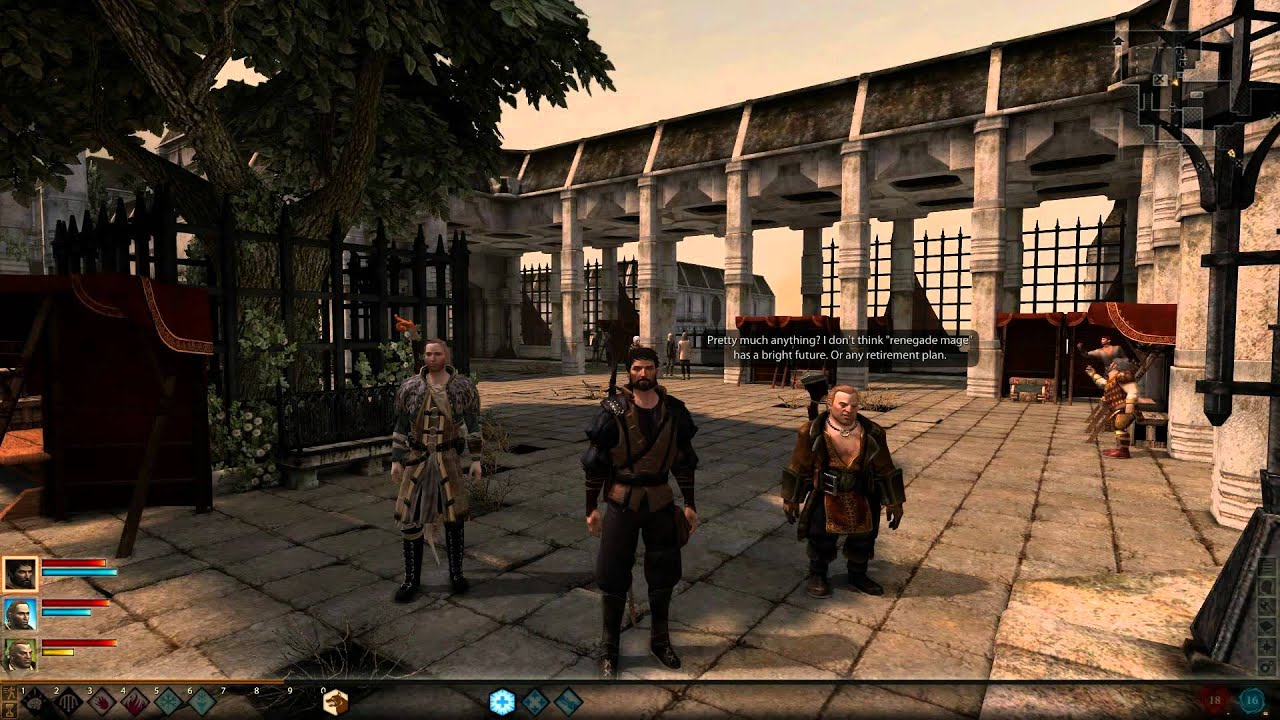 Dragon Age 2: Party Banter: Anders & Varric [complete]