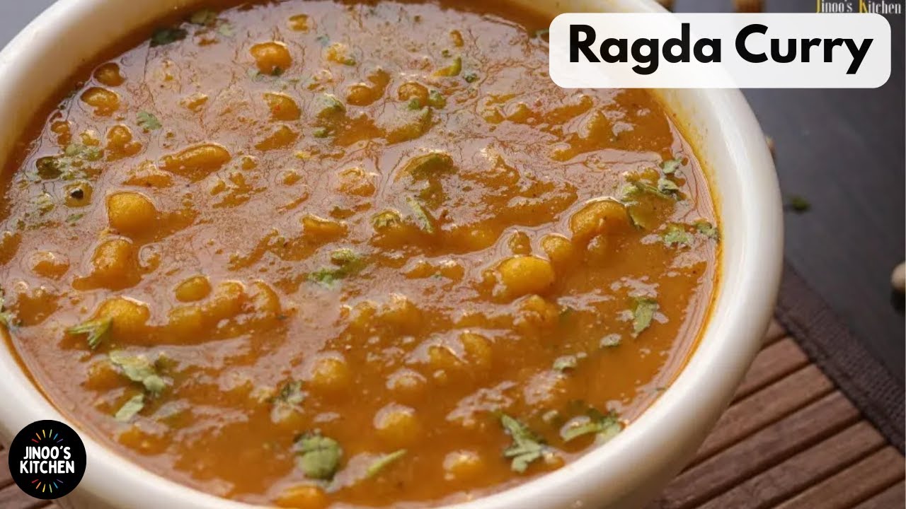 ragda curry recipe for chaat | white peas curry for pani puri