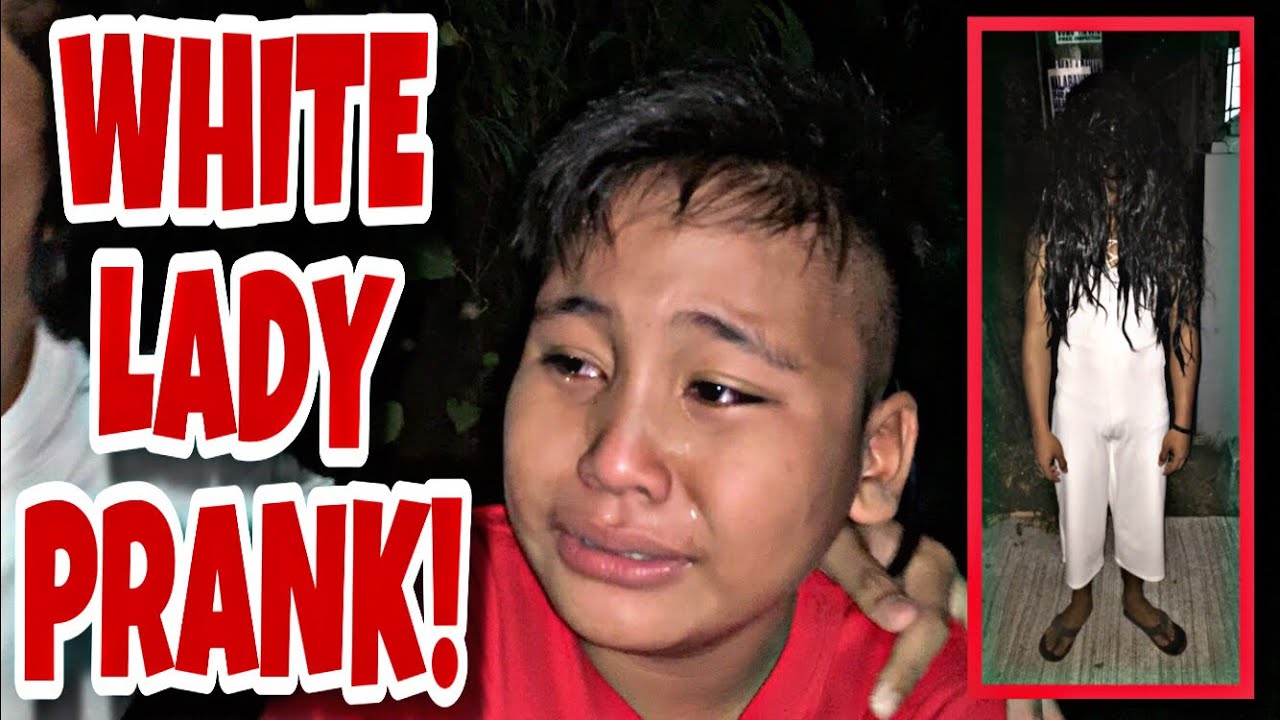WHITE LADY PRANK!!! (IYAK SIYA EH HAHAHA!)
