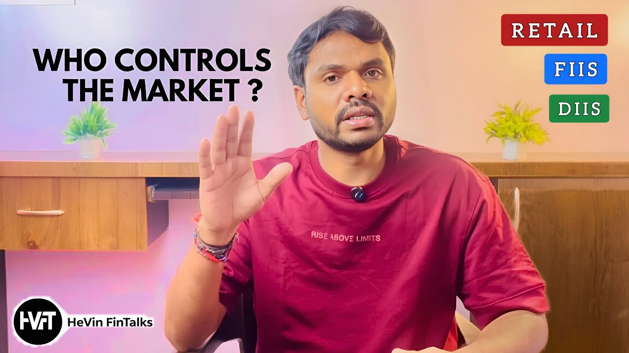 Retail Investors vs FIIs vs DIIs – Who Really Controls the Indian Stock Market?
