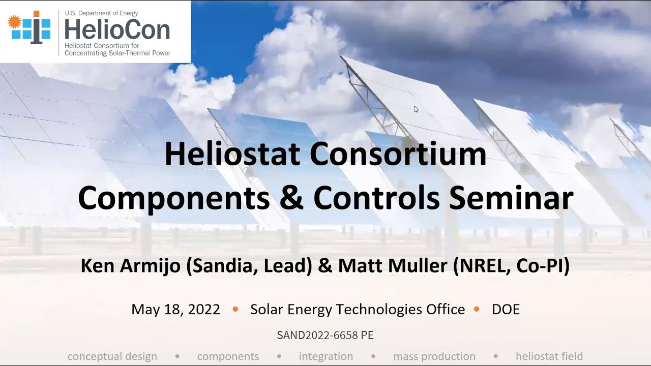 Heliostat Components and Controls