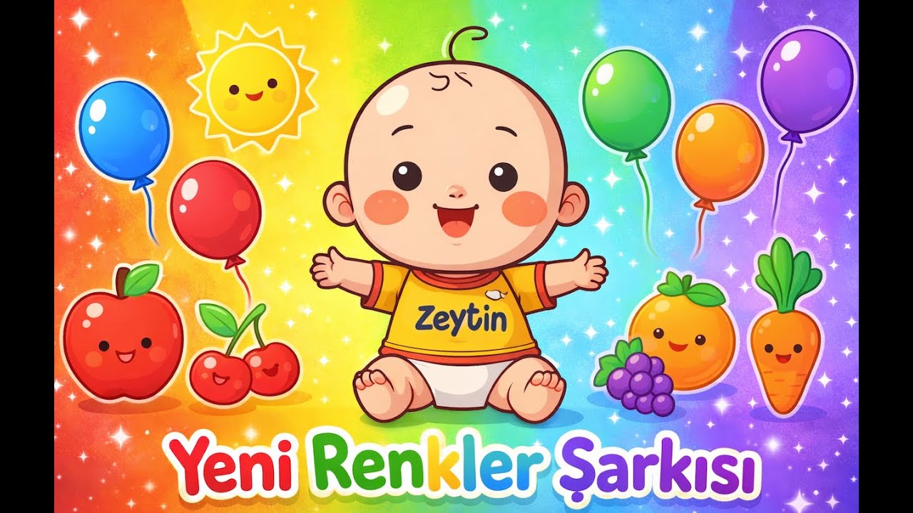 Yeni Renkler Şarkısı | Zeytin Bebe 👶🎨 | Eğitici Bebek Şarkıları |