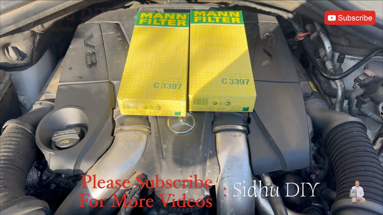 How to Change the Engine Air Filter on a GLS Mercedes | X166 Mercedes GLS 63 | Mercedes GLS 550