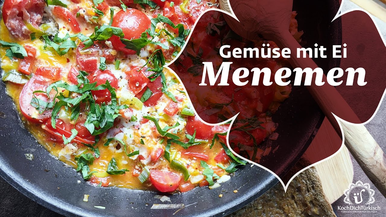 Menemen ~ Gemüse mit Ei ~ KochDichTürkisch-Hâne