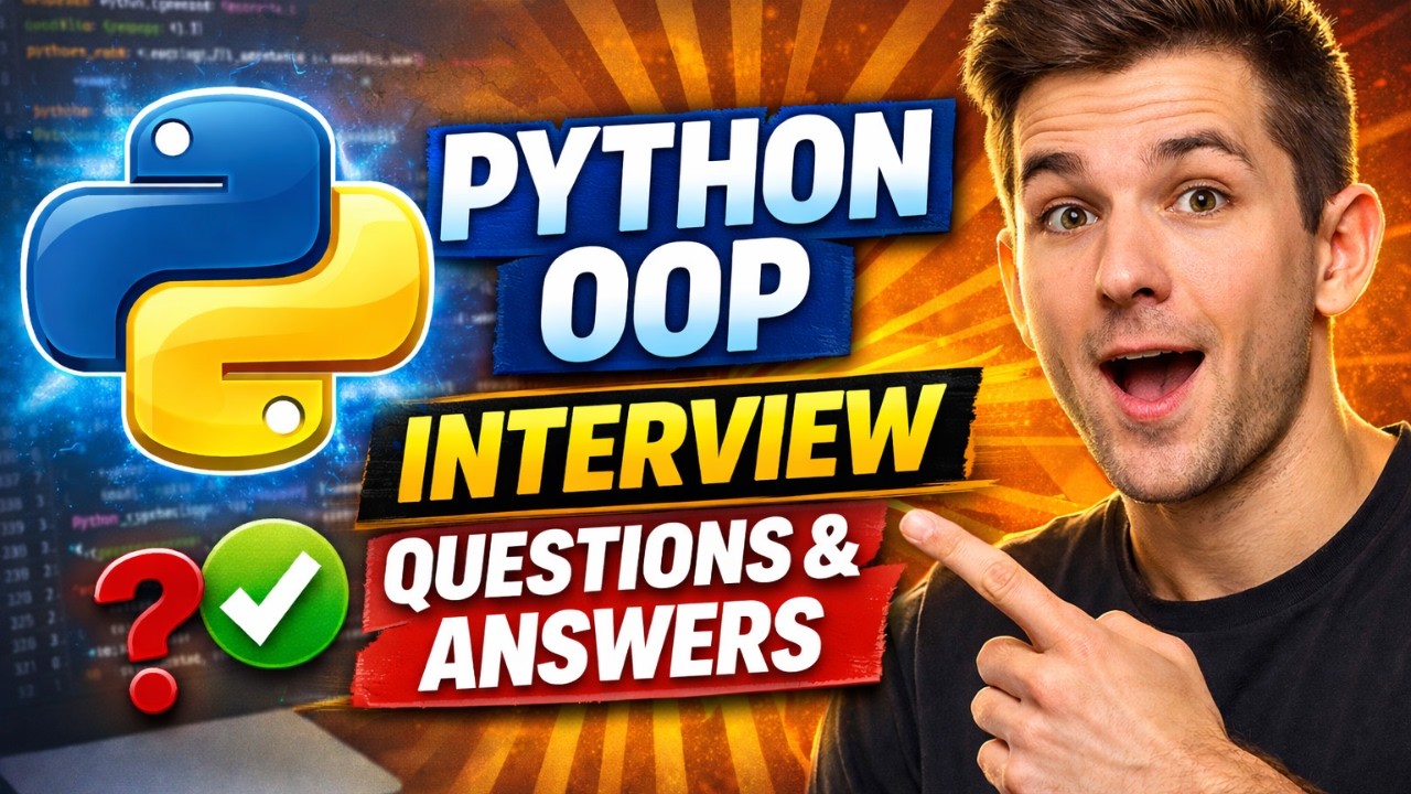 phyton OOP Interview Questions and Answers for Beginners  and Experts!