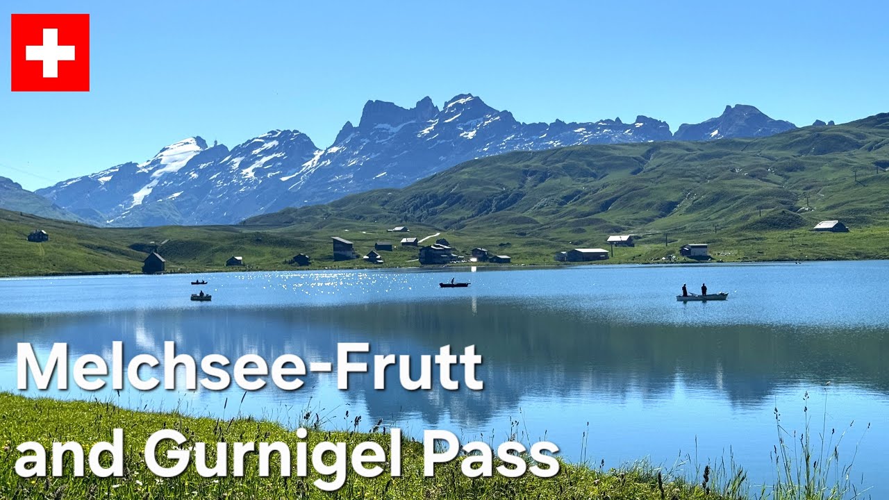 Wild uphill driving to the beautiful Melchsee-Frutt lake area in Switzerland, and to Gurnigel Pass
