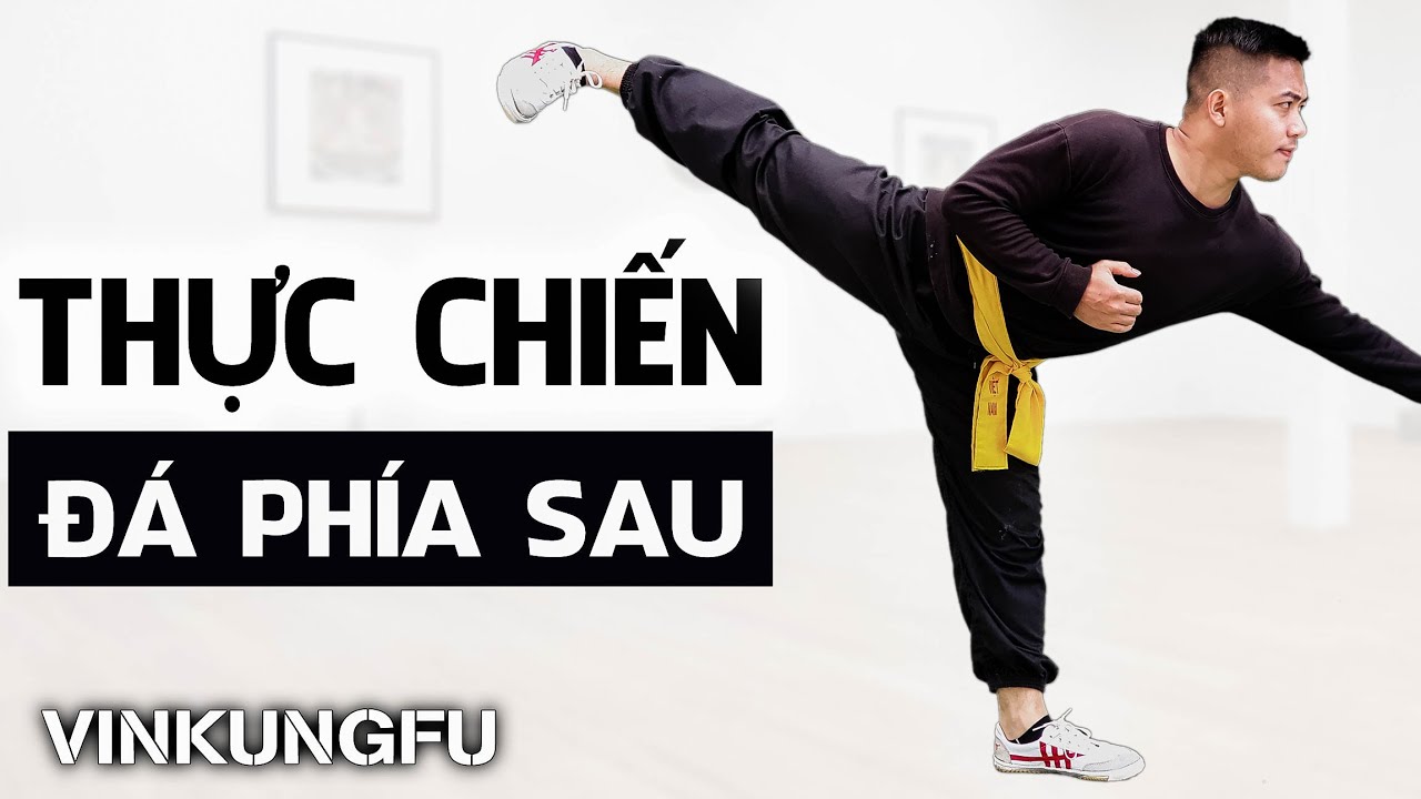 Võ thuật tự vệ cơ bản bằng cú đá sau Back kick | Vinkungfu