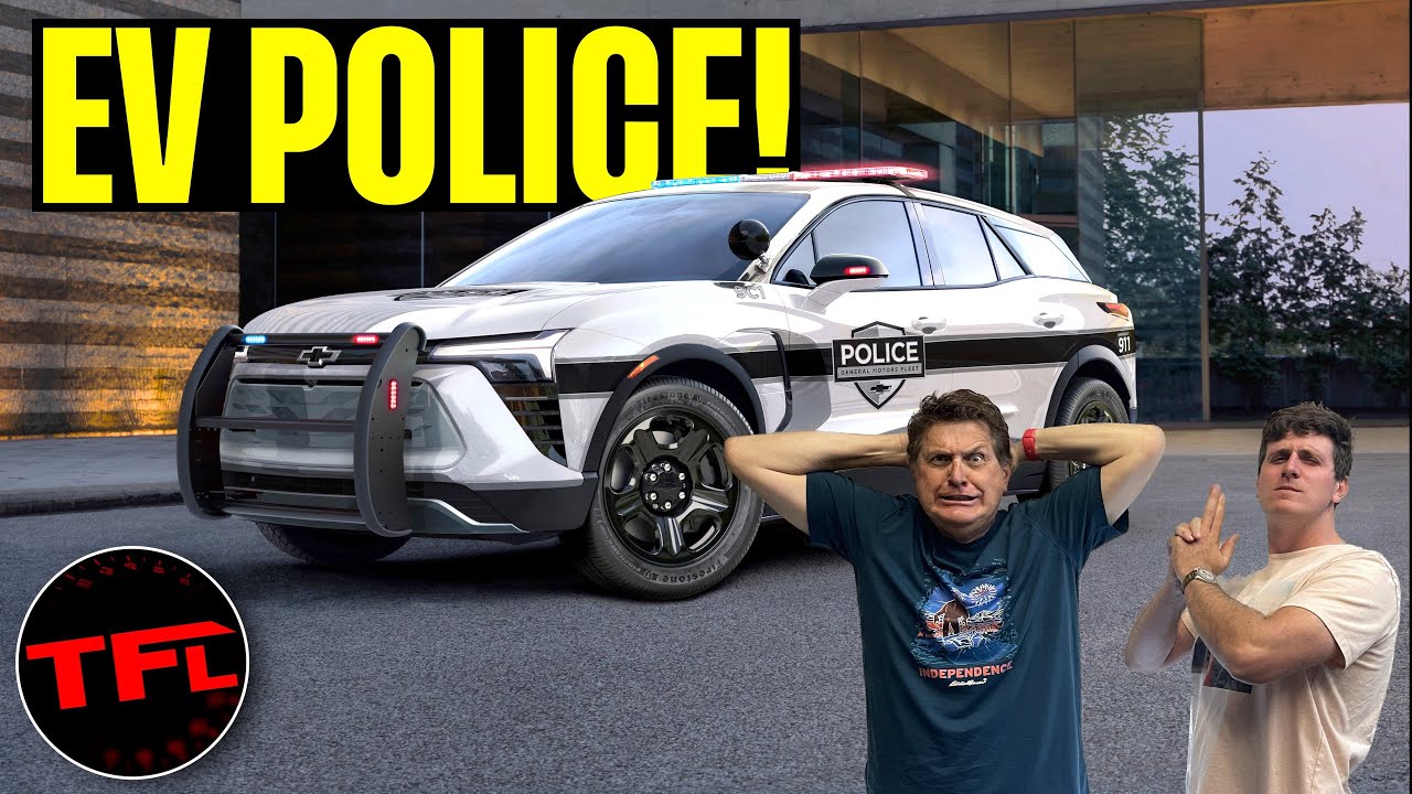 You Won't Hear It Coming: Chevy Debuts An All Electric Police Car With THIS Cool Cop Power!