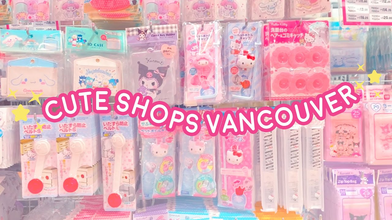 ☆Cute Shopping in Vancouver! ☆ Cute Shops Artbox, Daiso, Oomomo